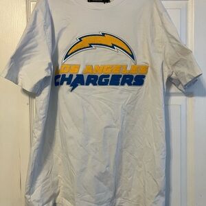 Los Angeles Chargers Mens XL Pro Standard White Mash Up Shirt Embroidered NFL